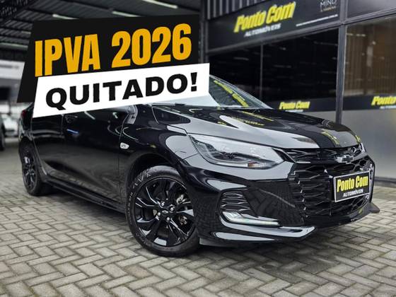 CHEVROLET ONIX 1.0 TURBO FLEX RS AUTOMÁTICO CHEVROLET ONIX 1.0 TURBO FLEX RS AUTOMÁTICO